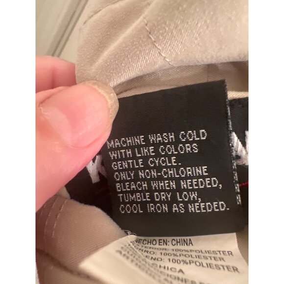 Kirkland Signature Reversible Quilted Vest Size XL Beige/Brown Polyester - Picture 6 of 7